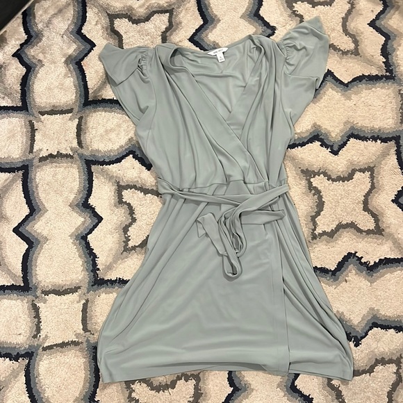 Nine West Dresses & Skirts - Sage, green kneelength, tie dress